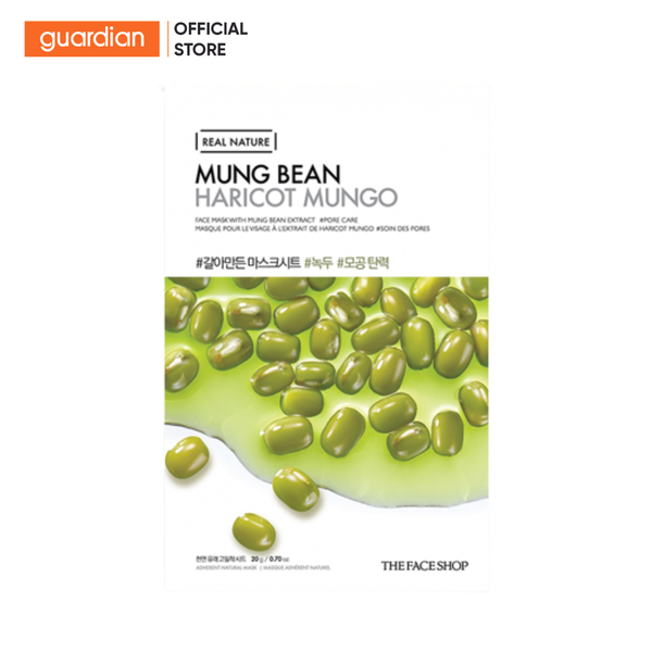 Mặt Nạ Giấy The Face Shop Real Nature Mung Bean Face Mask 20G