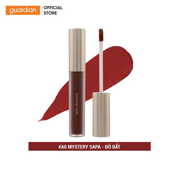 Son Kem Lì Bbia Last Velvet Lip Tint Asia Edition 2 #A6 Mystery Sapa Màu Đỏ Đất 5Gr