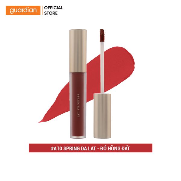 Son Kem Lì Bbia Last Velvet Lip Tint Asia Edition 2 #A10 Spring Da Lat Màu Đỏ Hồng Đất 5Gr