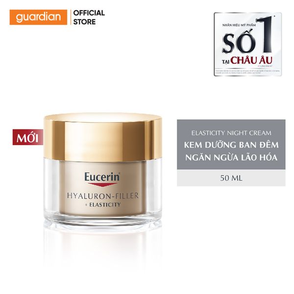 Kem Dưỡng Da Ban Đêm Eucerin Hỗ Trợ Ngăn Ngừa Lão Hóa Elasticity Night 50Ml