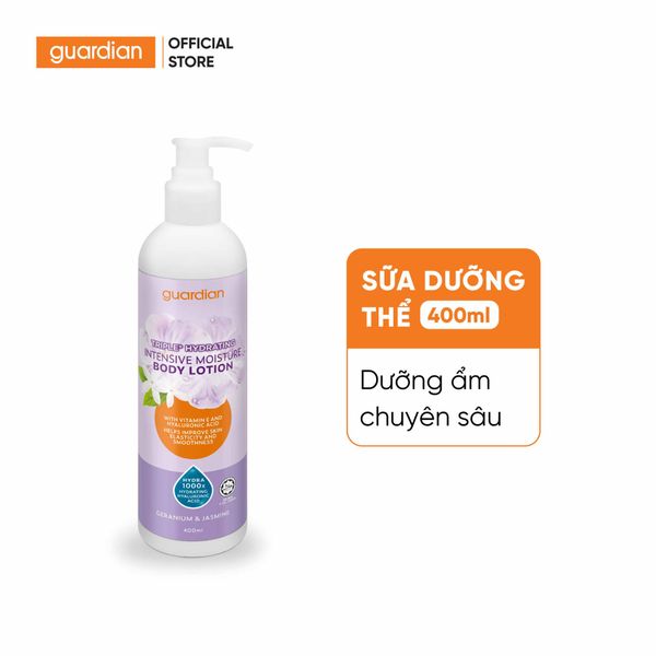 Sữa Dưỡng Thể Dưỡng Ẩm Chuyên Sâu Guardian HA Intensive Moisture Body Milk 400Ml