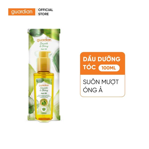 Dầu Dưỡng Tóc Suôn Mượt Óng Ả Guardian Smooth & Shiny Hair Oil 100ml