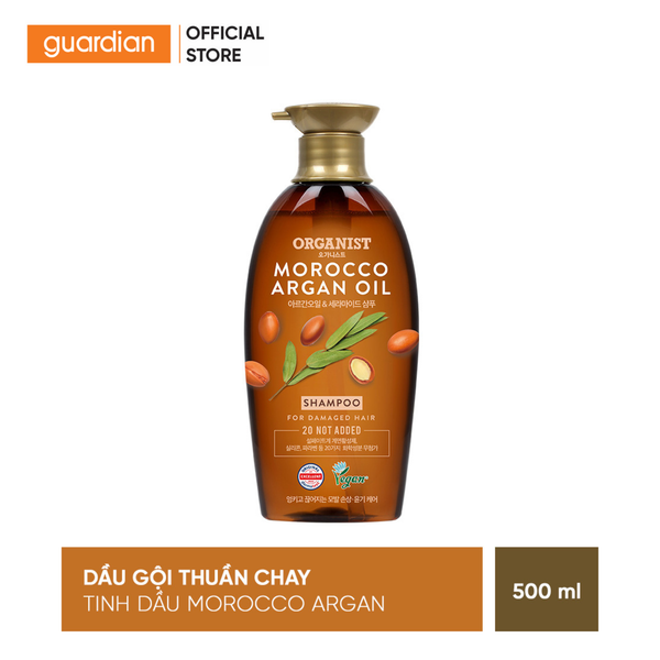 Dầu Gội Dưỡng Tóc Organist Tinh Dầu Morocco Argan Dành Cho Tóc Hư Tổn 500Ml