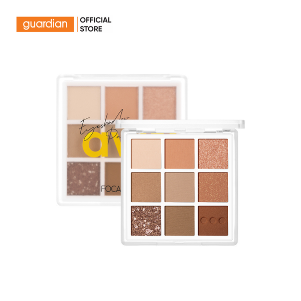 Bảng Phấn Mắt 9 Màu Focallure FA167 #03 AWSL Milk Tea Naked Brown Palette 9gr