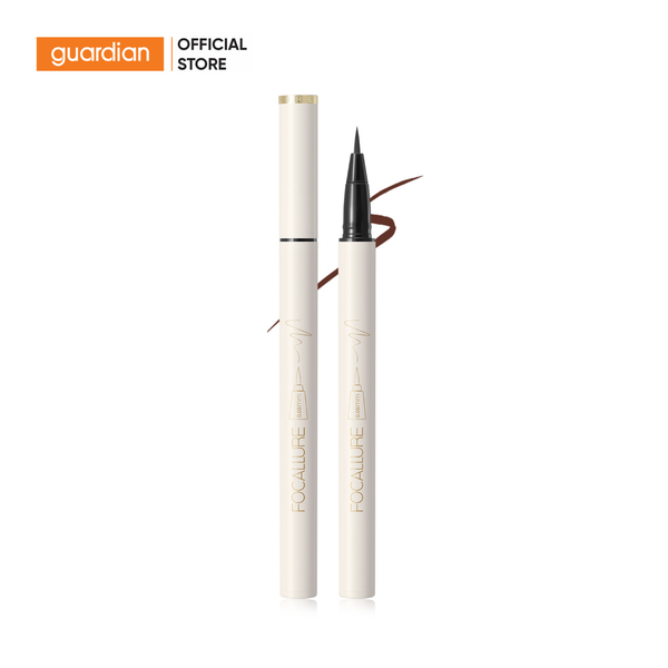 Bút Kẻ Mắt Siêu Mịn Và Nhanh Khô Focallure FA200 Fuzz 0.08mm #02 Brown Màu Nâu 0.6gr