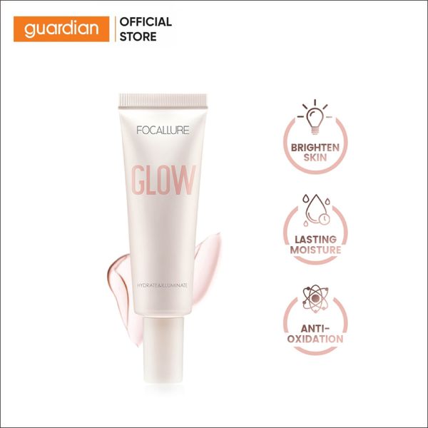 Kem Lót Dưỡng Ẩm Và Nâng Tông Focallure Glowmax Hydrating Primer FA138 #02 Màu Hồng 25gr