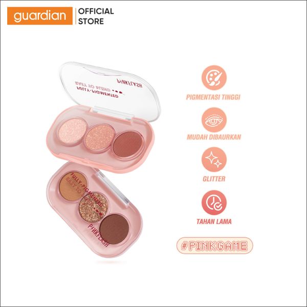 Phấn Mắt 3 Lâu Trôi Pinkflash 3 Pan PF-E23 BR01 3gr