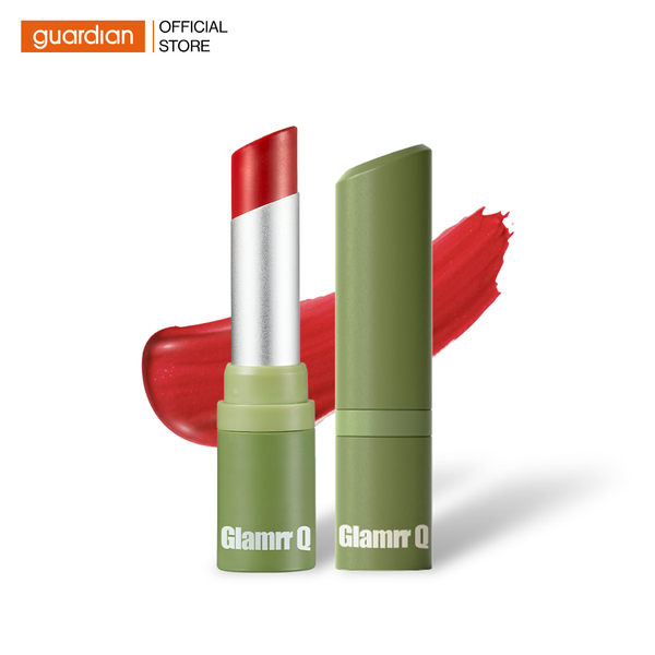 Son Dưỡng Có Màu Thuần Chay Môi Nhạy Cảm Glamrr Q Vegan Super Lip Balm #05 Plum'd Đỏ Vang 4.5gr