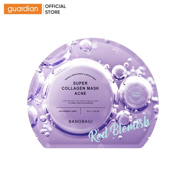 Mặt Nạ Dành Cho Da Mụn Super Collagen Mask Acne Banobagi 30gr