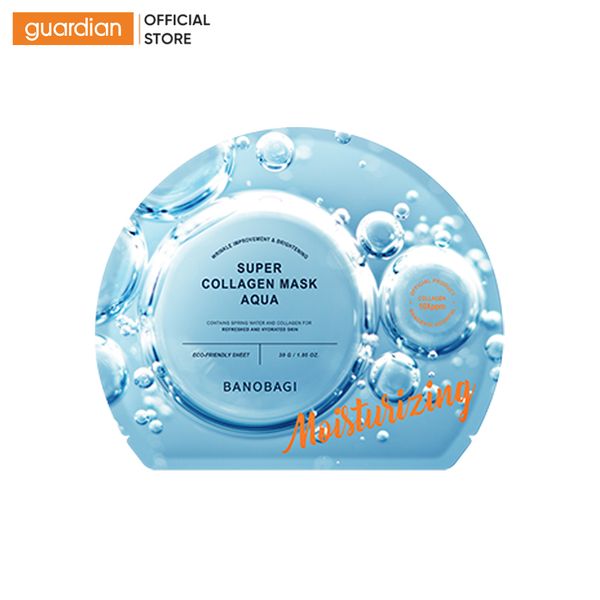 Mặt Nạ Cấp Ẩm Cho Da Banobagi Super Collagen Mask Aqua 30gr