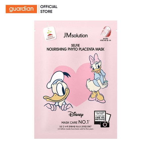 Mặt Nạ Hỗ Trợ Săn Chắc Da JM Solution Selfie Nourishing Phyto Placenta Mask Từ Nhau Thai Thực Vật 30ml (Phiên Bản Disney)