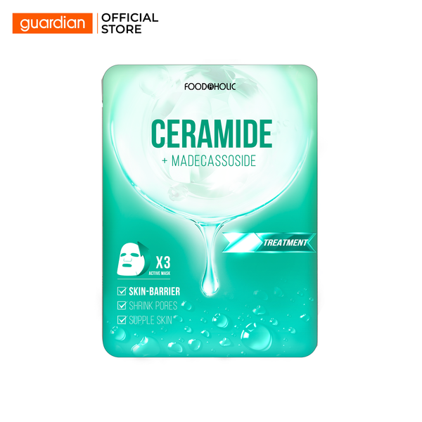 Mặt Nạ Làm Dịu, Phục Hồi Da Mụn Foodaholic Ceramide Ample Mask 23ml