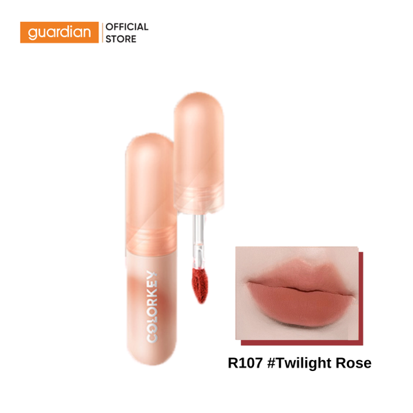 Son Môi Colorkey Lip Mousse Lip Mud Màu Nhung Mờ Xinh Xắn R107 #Twilight Rose 2g