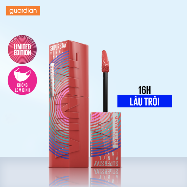 Son Bóng Lâu Trôi Maybelline New York Superstay Vinyl Ink Longwear Liquid Lipstick #65 Saucy 4.2ml