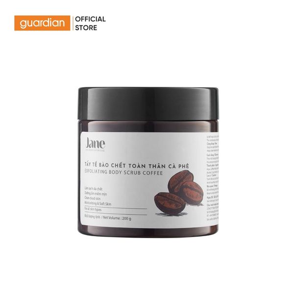 Tẩy Tế Bào Chết Toàn Thân Cà Phê Jane Exfoliating Body Scrub Coffee 200g