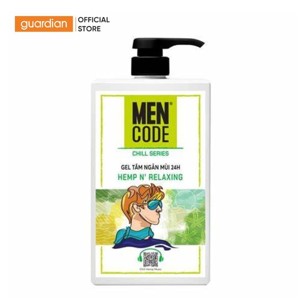 Gel Tắm Ngăn Mùi 24h Mencode Hemp N' Relaxing 630ml