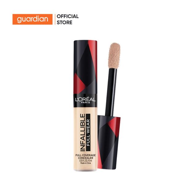 Kem Che Khuyết Điểm L'Oreal Paris Infallible Full Wear Full Coverage Concealer 305 Ivory Màu Sáng Hồng 10ml