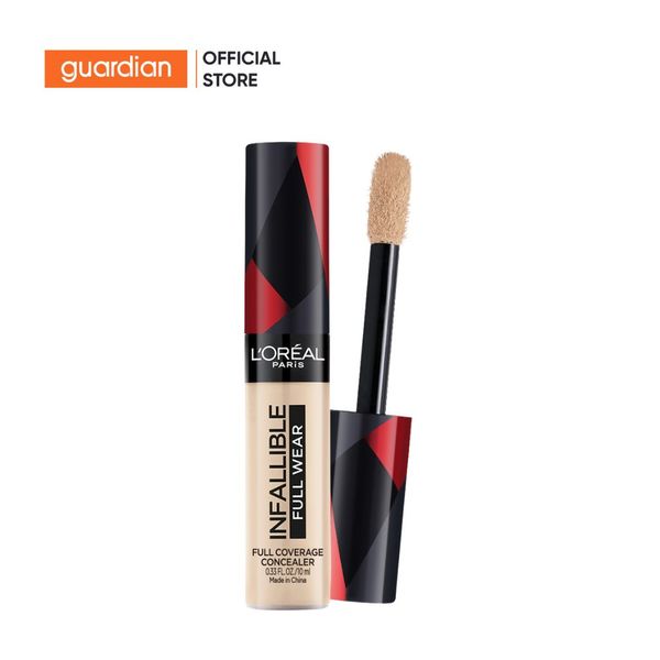 Kem Che Khuyết Điểm L'Oreal Paris Infallible Full Wear Full Coverage Concealer 306 Nude Beige Màu Trung Bình Sáng 10ml