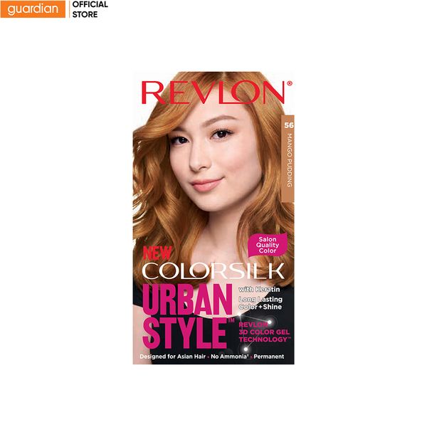 Thuốc Nhuộm Tóc Revlon Colorsilk Urban Style #56 Mango Pudding Nâu Pudding 150ml