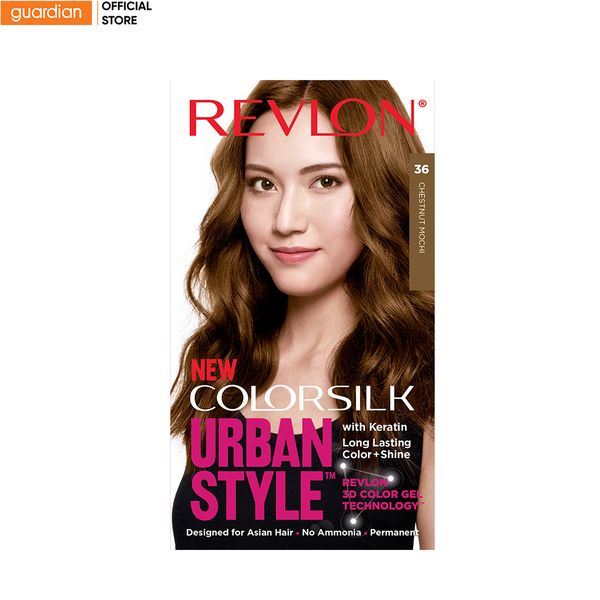 Thuốc Nhuộm Tóc Revlon Colorsilk Urban Style 036 Chestnut Mochi Nâu Hạt Dẻ 150ml