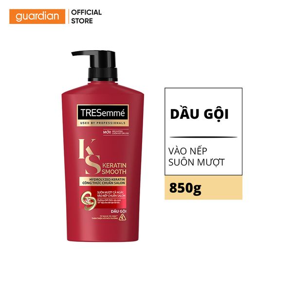 Dầu Gội Suôn Mượt Vào Nếp Tresemmé Keratin Smooth 850Gr
