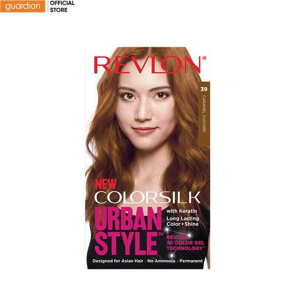 Thuốc Nhuộm Tóc Revlon Colorsilk Urban Style 039 Caramel Custard Nâu Ánh Vàng 150ml