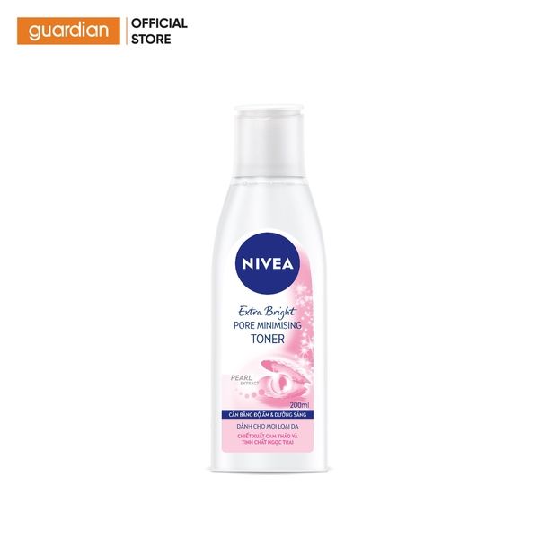 Nước Hoa Hồng Giúp Dưỡng Giúp Hỗ Trợ Sáng Da & Hỗ Trợ Se Khít Lỗ Chân Lông Nivea 200Ml