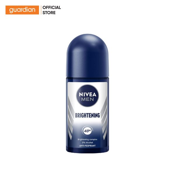 Lăn Khử Mùi Nam Hỗ Trợ Sáng Da Whitening Nivea 50Ml