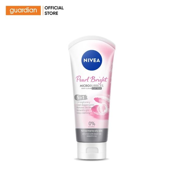 Sữa Rửa Mặt Đất Sét Giúp Hỗ Trợ Sáng Da Ngọc Trai Nivea 100Gr