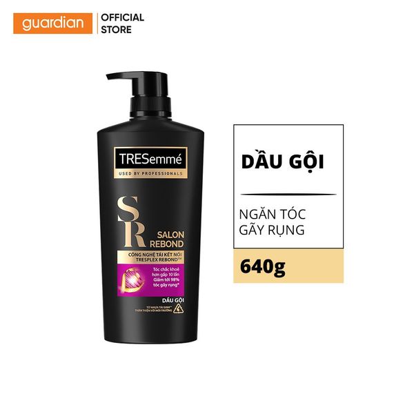 Dầu Gội Ngăn Tóc Gãy Rụng Tresemmé Salon Rebond 640Gr