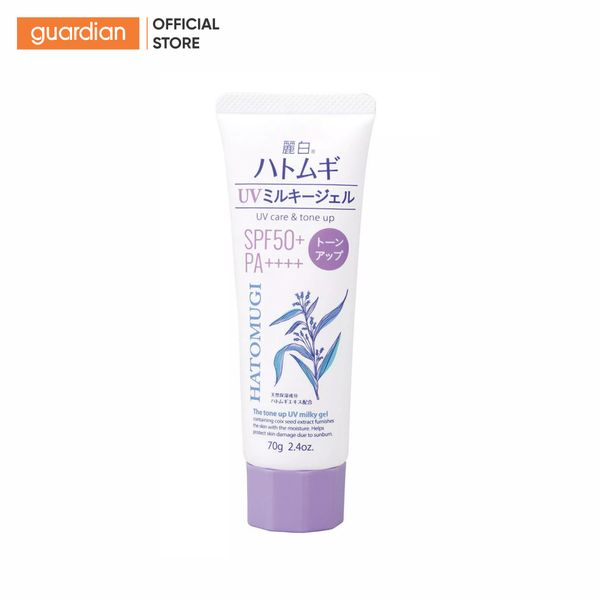 Gel Chống Nắng Cấp Ẩm, Nâng Tông Chiết Xuất Ý Dĩ Hatomugi UV Care & Tone Up SPF50+ PA++++ 70Gr