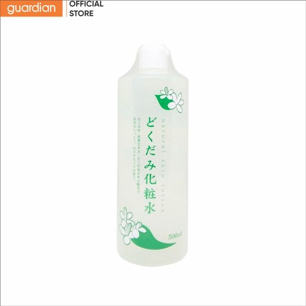 Nước Hoa Hồng Chiết Xuất Lá Diếp Cá Natural Skin Lotion Chinoshio Dokudami 500Ml