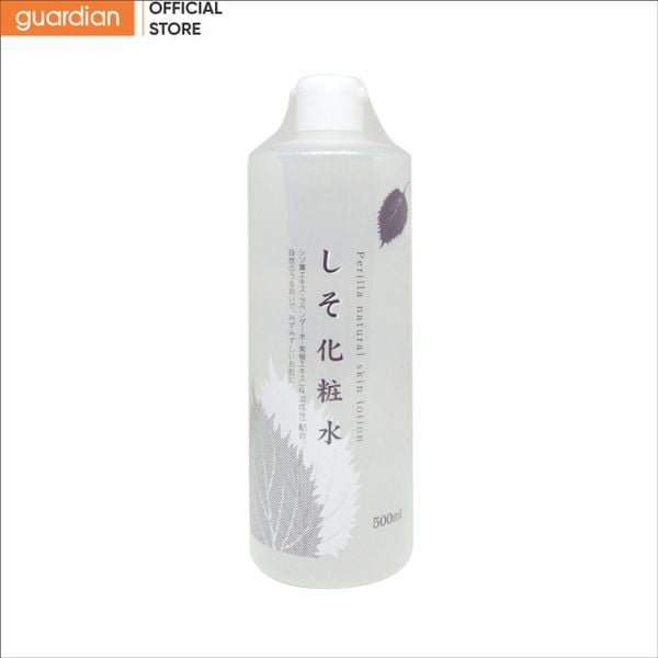 Nước Hoa Hồng Chiết Xuất Lá Tía Tô Perilla Natural Skin Lotion Chinoshio Dokudami 500Ml