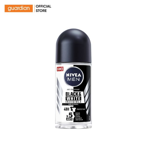 Lăn Khử Mùi Nam Giảm Ố Vàng Nivea 50Ml
