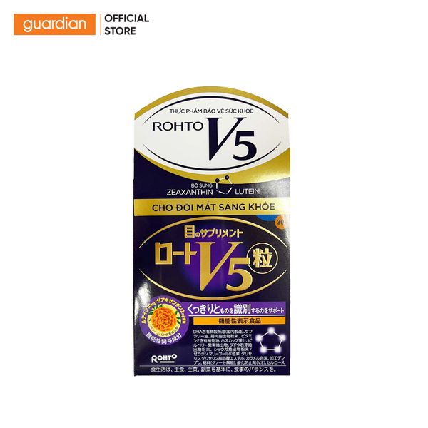 Thực Phẩm Bảo Vệ Sức Khỏe Viên Uống Hỗ Trợ Thị Lực Rohto V5 30 Viên
