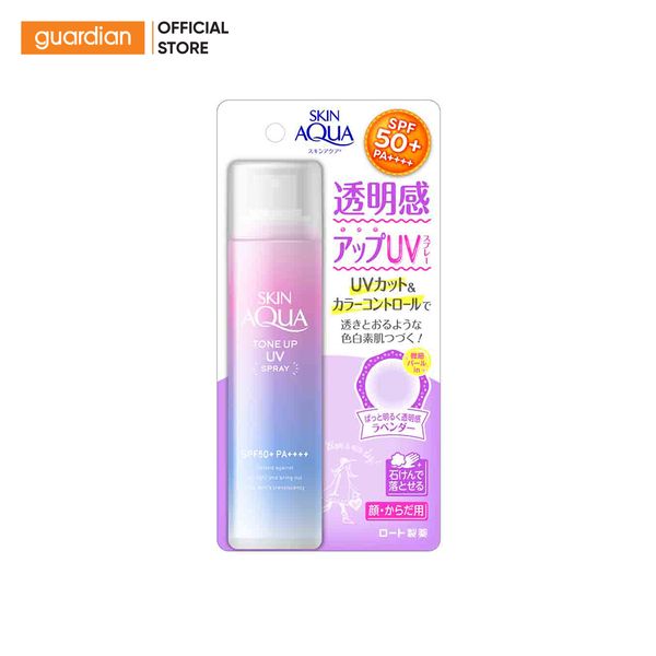 Xịt Chống Nắng Nâng Tone Da Sunplay Skin Aqua Tone Up UV Spray SPF50+ PA++++ 70Gr