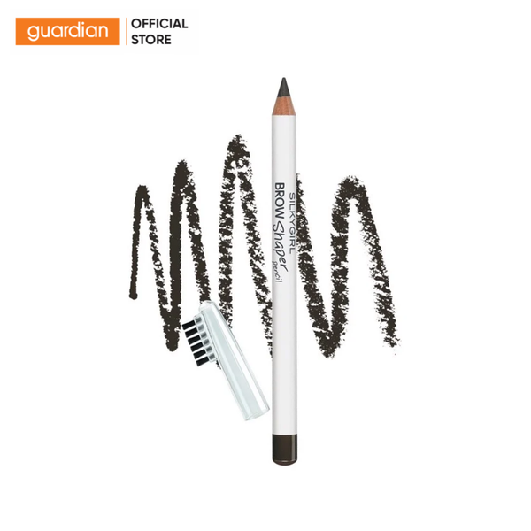 Chì Kẻ Mày Silkygirl Brow Shaper Pencil 02 Dark Brown Nâu Đen 1,14Gr