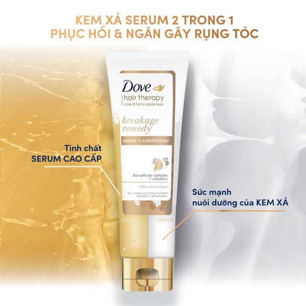 Kem Xả Serum 2 Trong 1 Giúp Phục Hồi Giảm Gãy Rụng Dove Hair Therapy  Guardian Việt Nam