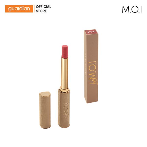 Son Môi Sáp Love M.O.I No.5 - Cappuccino - Hồng Cam Sữa 2.2gr