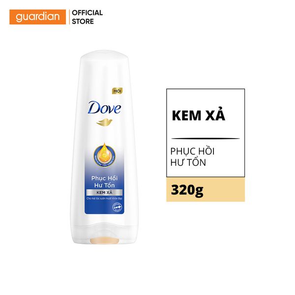 Kem Xả Giúp Phục Hồi Tóc Hư Tổn Dove 320gr