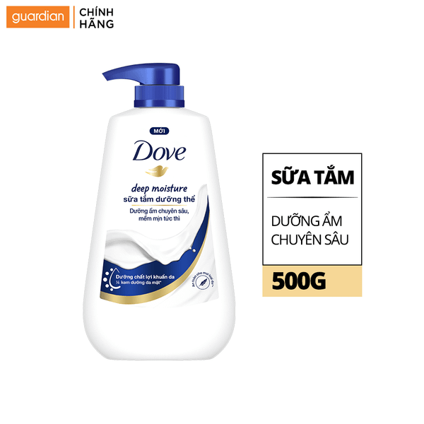 Sữa Tắm Dưỡng Thể Dove Dưỡng Ẩm Chuyên Sâu Deeply Nourishing Body Wash 500G