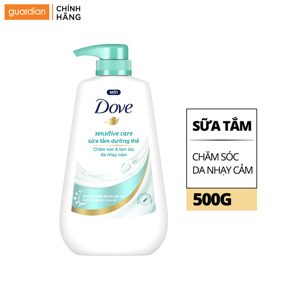 Sữa Tắm Dưỡng Thể Chăm Sóc Da Nhạy Cảm Dove 500Gr