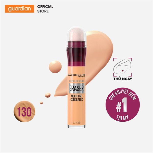 Bút Cushion Che Khuyết Điểm Maybelline Instant Age Rewind 130 Medium 6Ml