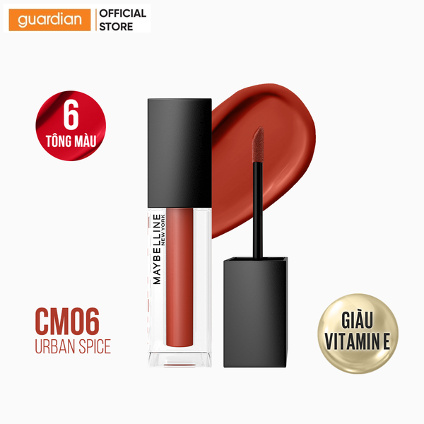 Son Kem Lì Maybelline Sensational Cushion Matte 06 Urban Spice Gạch Đun 6.4Ml