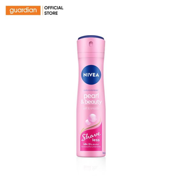 Xịt Khử Mùi Nữ Ngọc Trai Mịn Mượt Nivea 150Ml