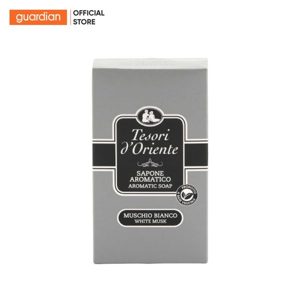 Xà Phòng Bánh Hương Nước Hoa Tinh Chất Xạ Hương Trắng White Musk Tesori D'Oriente 150Gr