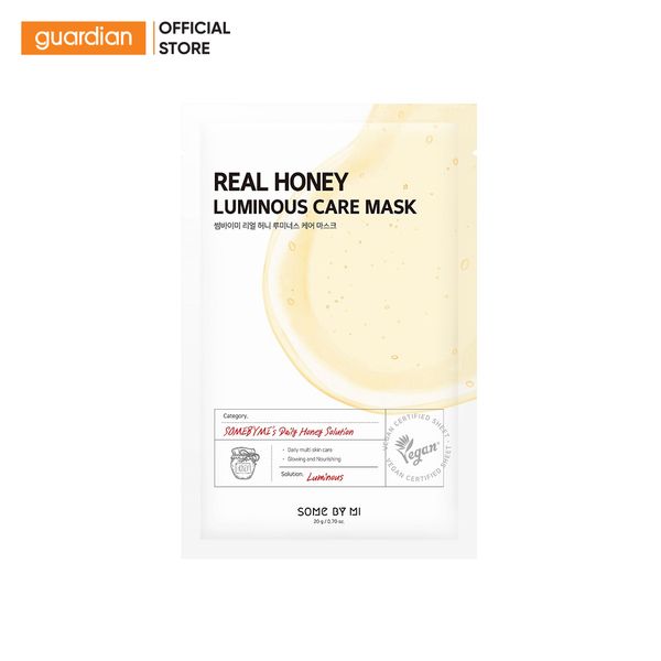 Mặt Nạ Giấy Real Honey Luminous Care Mask Some By Mi 20Gr