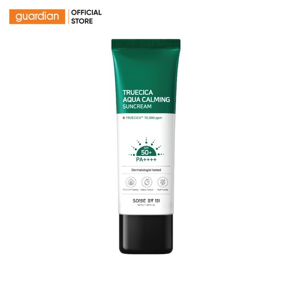 Kem Chống Nắng Cho Da Nhạy Cảm, Da Mụn Some By Mi Truecica Aqua Calming Suncream SPF50+ PA++++ 50ml