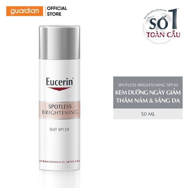 Kem Dưỡng Giúp Hỗ Trợ Sáng Da Ban Ngày Ultra White Spotless Day Spf30 Eucerin 50Ml