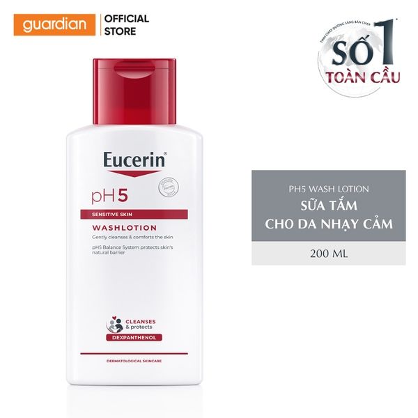 Sữa Tắm Cho Da Nhạy Cảm Eucerin Ph5 200Ml